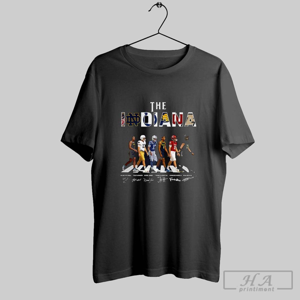 Official The Indiana Sports Teams Cross The Strees Signature