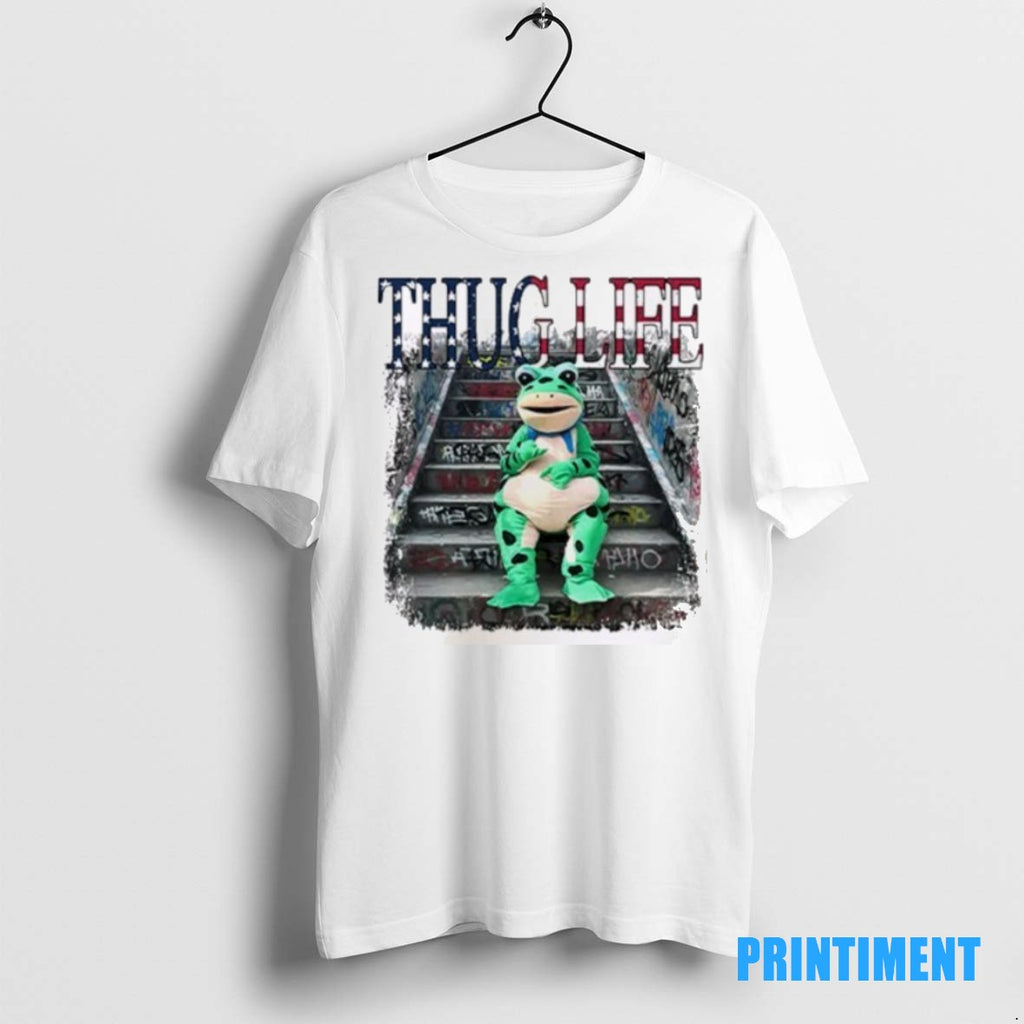 Official Thug Life Portland Frog Protest Tee Sweater
