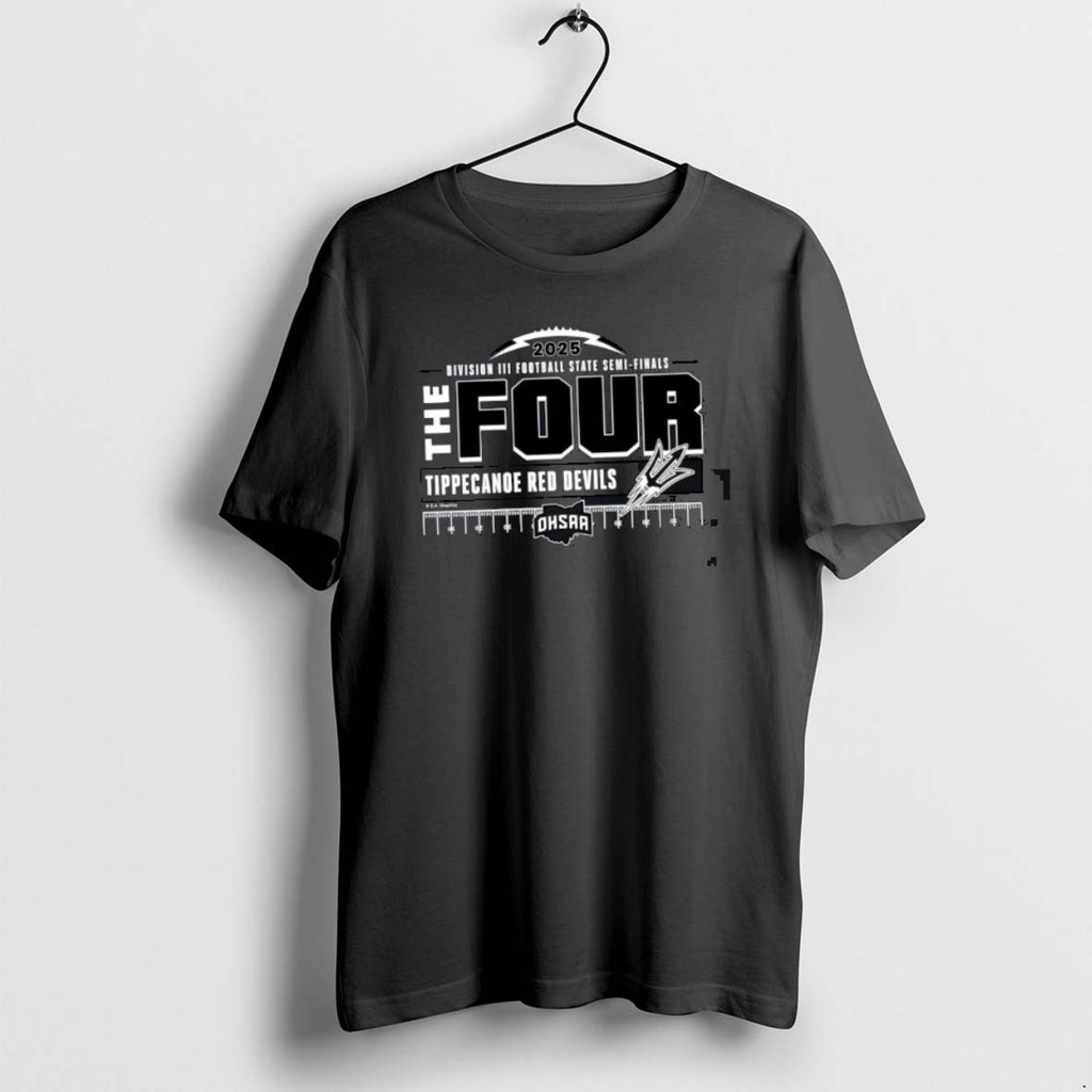 Official Tippecanoe Red Devils The Four 2025 Division 3 Football State Semifinals Classictshirt
