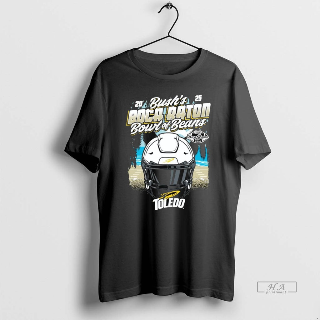 Official Toledo Rockets 2025 Boca Raton Bowl Helmet