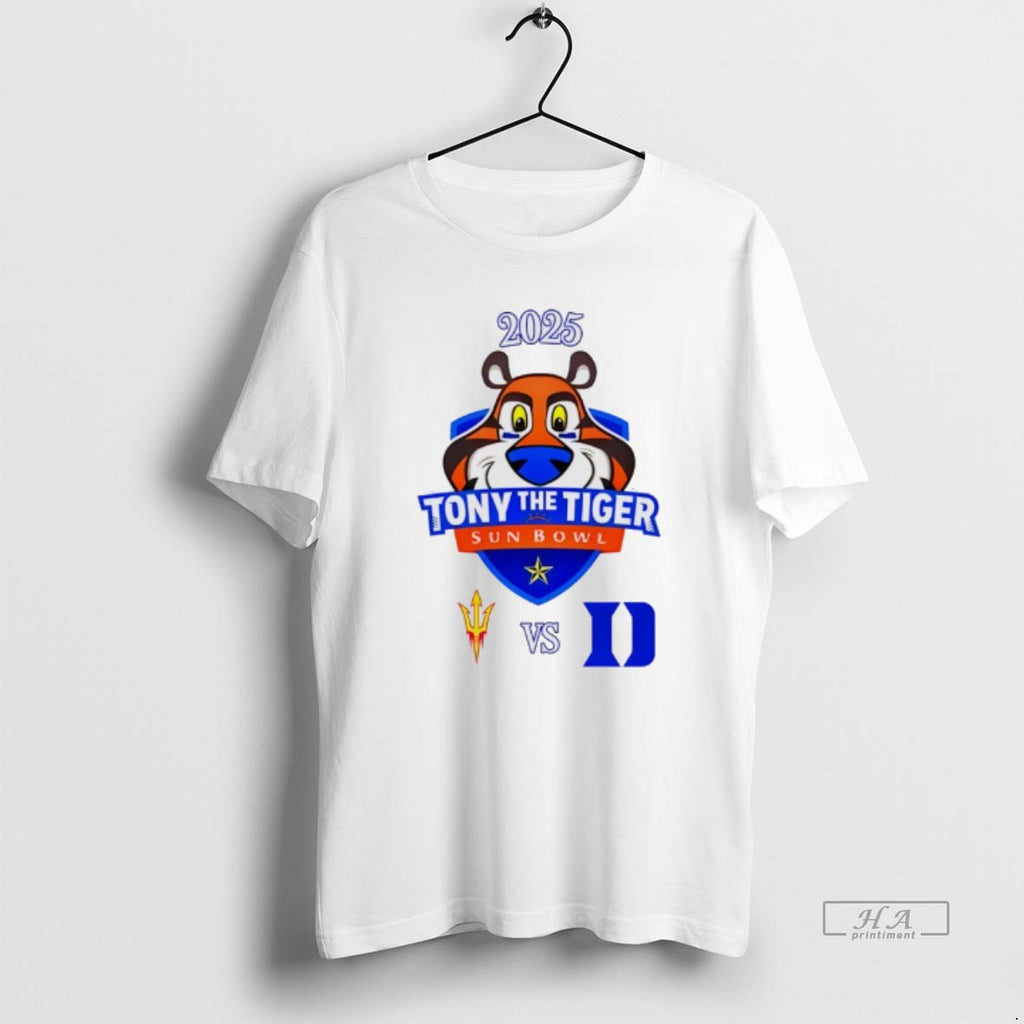 Official Tony The Tiger Sun Bowl 2025 Arizona State Vs Duke