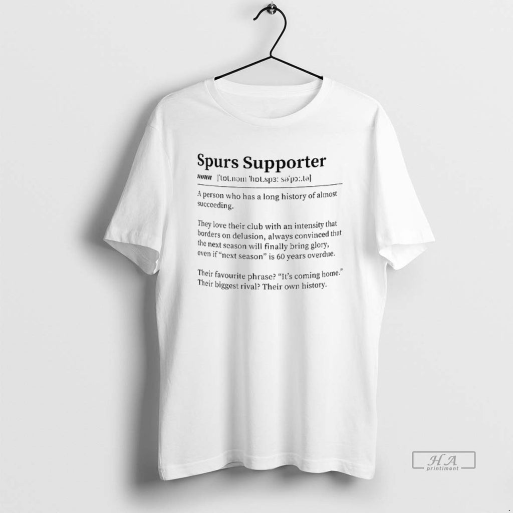 Official Tottenham Hotspur Fc Definition Cup A Person Who Has A Long History Of Almost