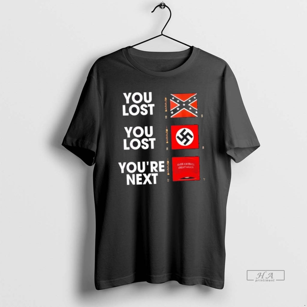 Official Trendy 65 You Lost 45 You Lost Maga Red Hat Youre Next