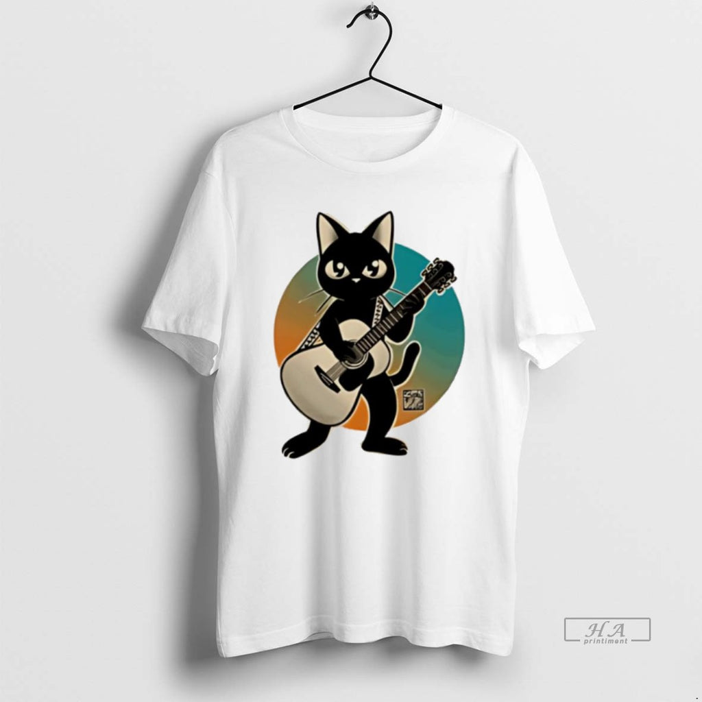 Official Trendy Acoustic Guitar Black Cat