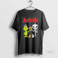 Official Trendy Arbys X Grinch And Jack Skellington Fist Bump Uniwilling Friends