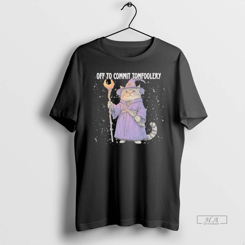 Official Trendy Cat Wizard Off To Commit Tomfoolery