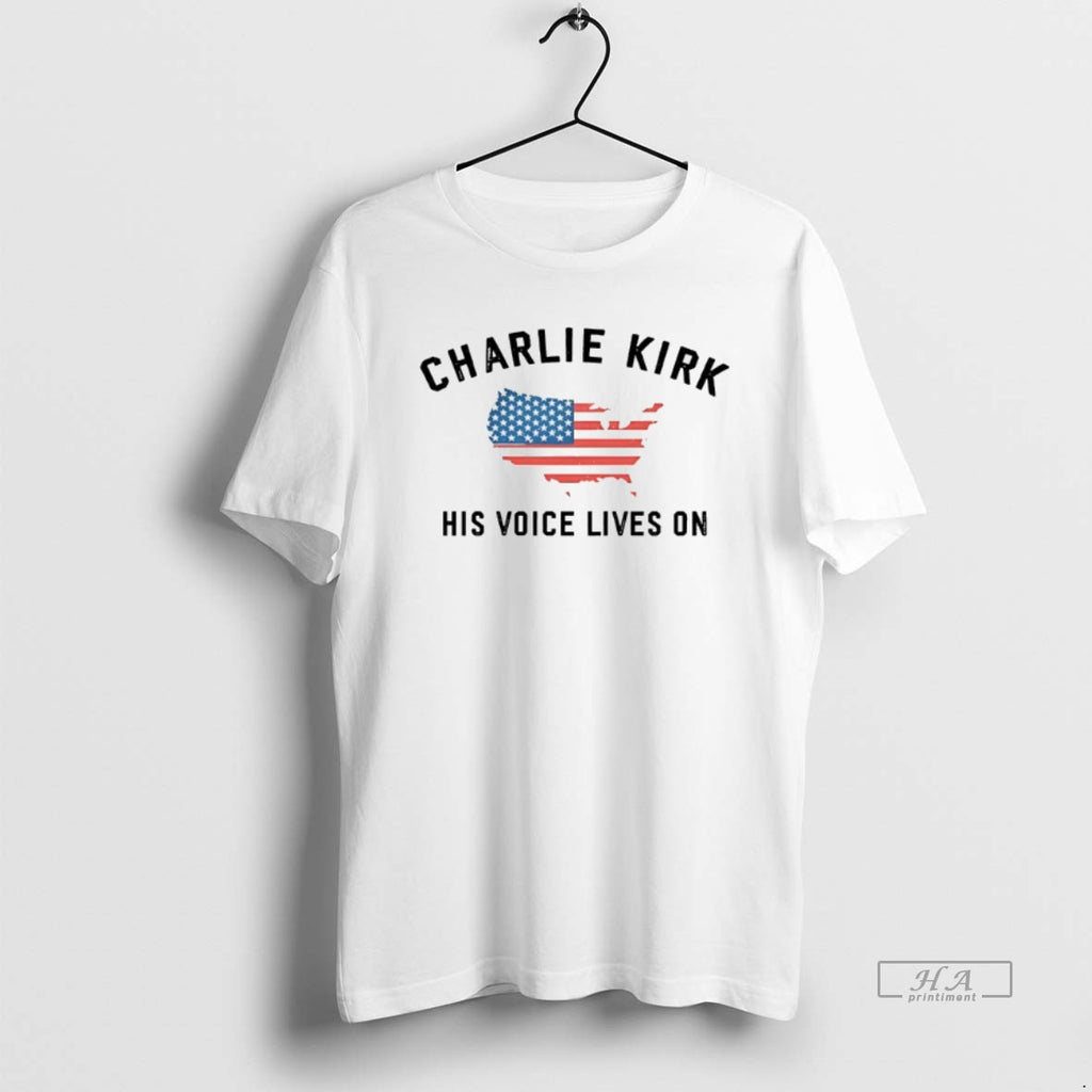 Official Trendy Charlie Kirk His Voice Lives On