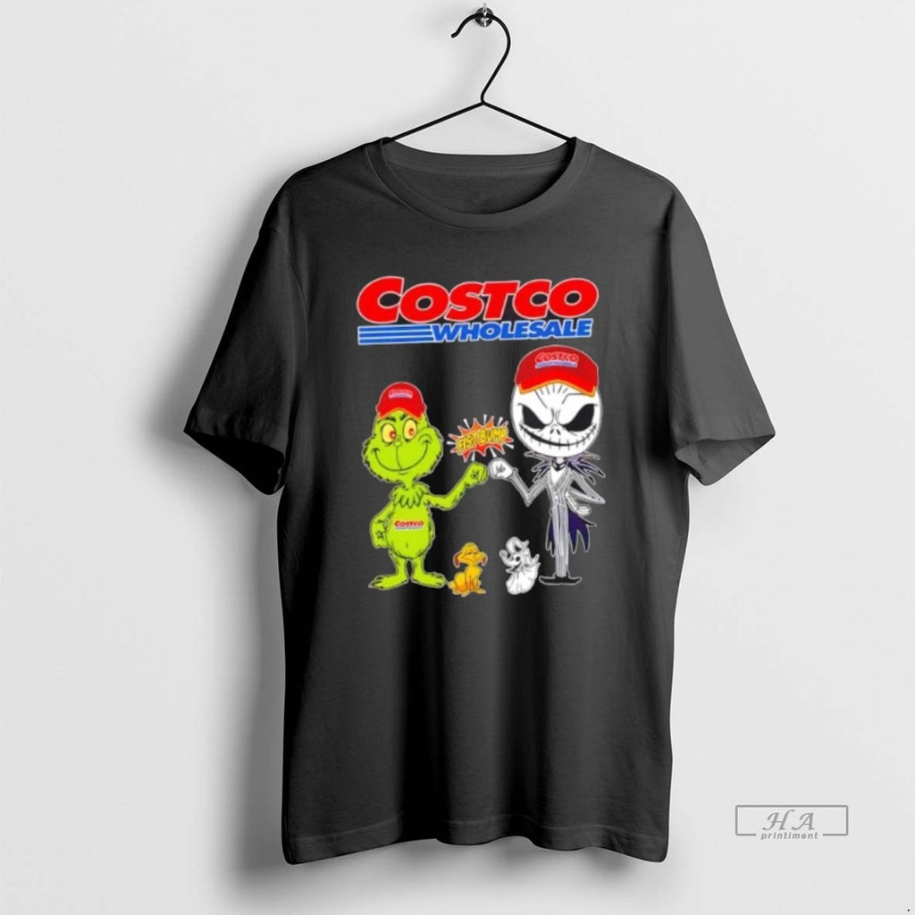 Official Trendy Costco Wholesale X Grinch And Jack Skellington Fist Bump Uniwilling Friends