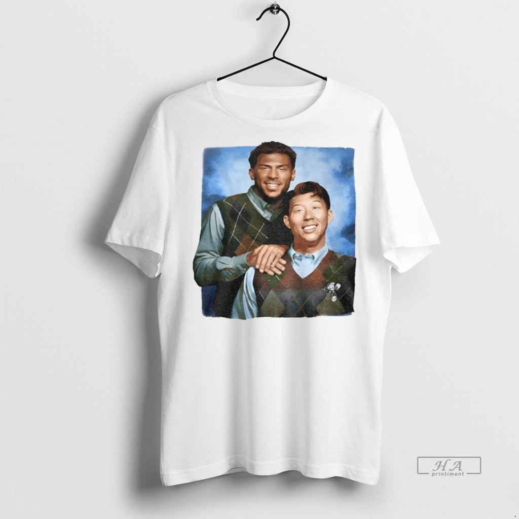 Official Trendy Denis Bouanga And Son Heung Min Los Angeles Fc Football Step Brothers Tee