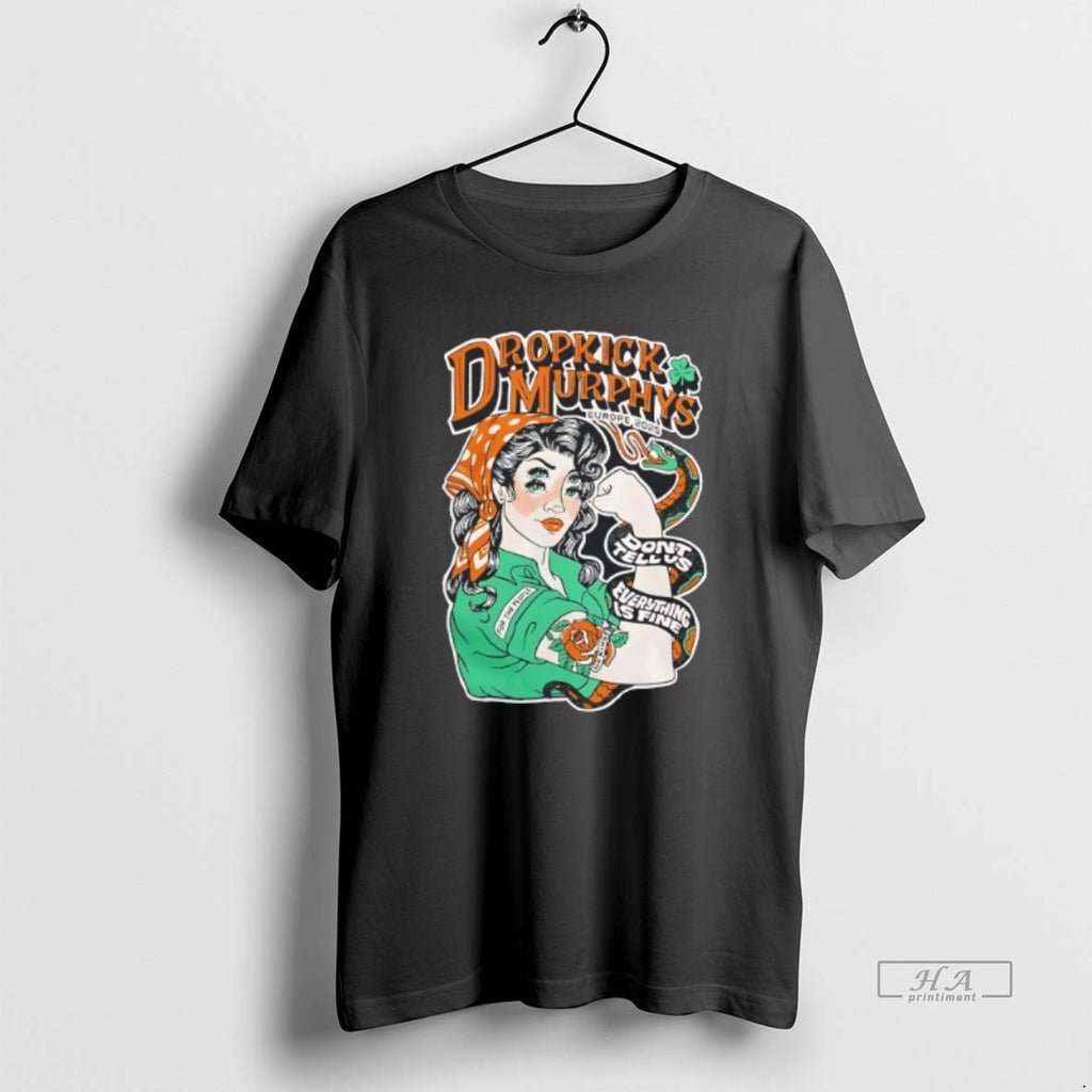 Official Trendy Dropkick Murphys Europe Fall 2 Sided