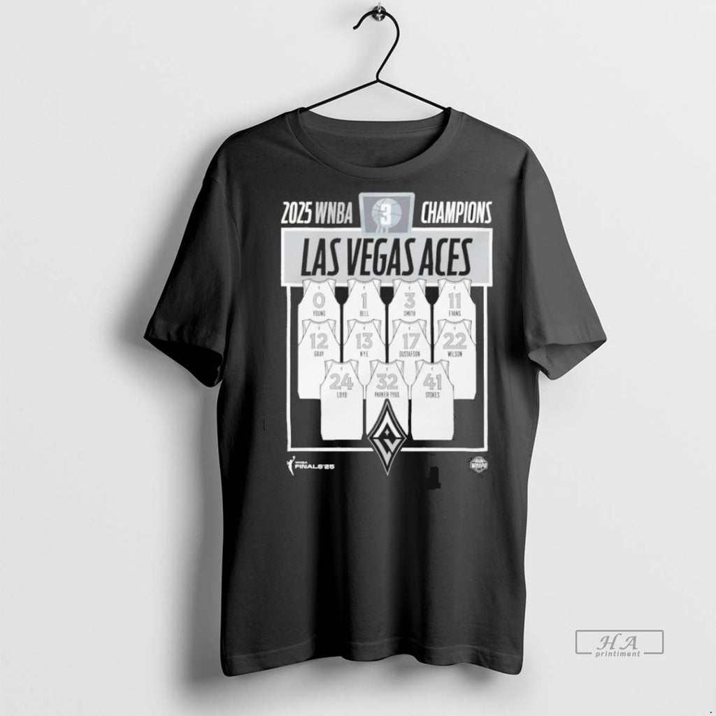 Official Trendy Las Vegas Aces 2025 Wnba Champions Finals 25 T Men Tee Sweater