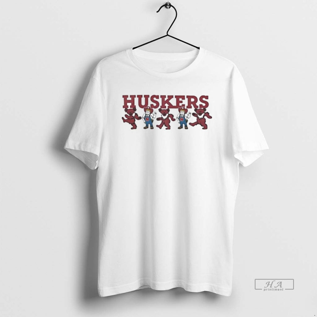 Official Trendy Nebraska Huskers X Grateful Dead Mascot Bears 2025