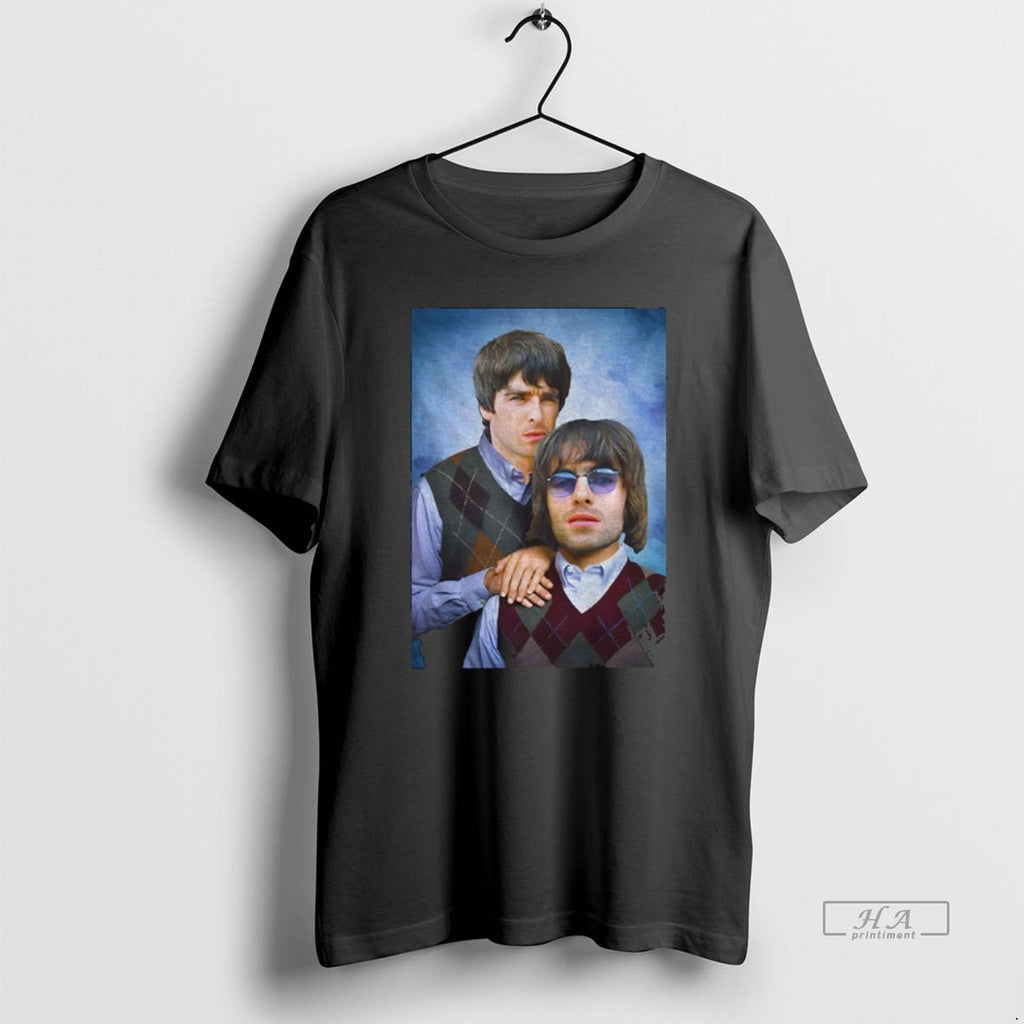 Official Trendy Noel And Liam Step Brothers Oasis Band Vintage