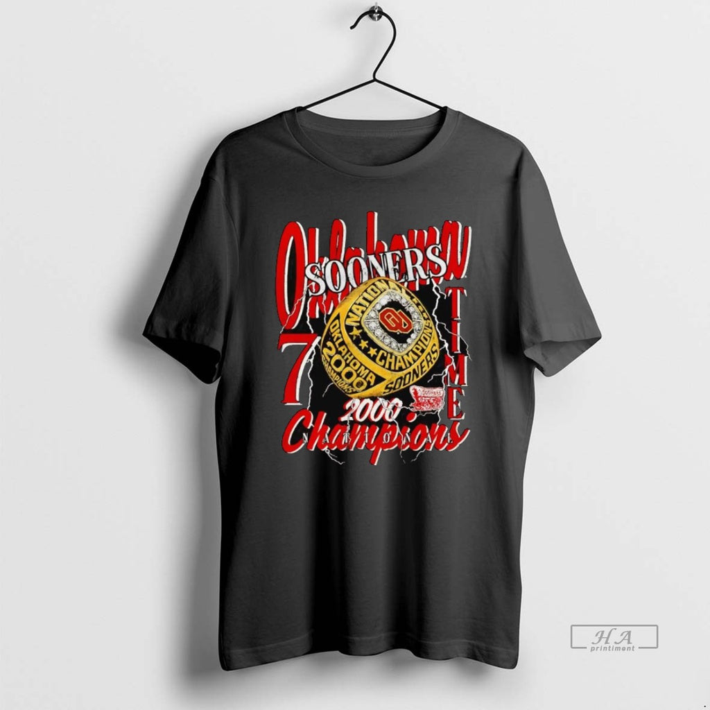 Official Trendy Oklahoma Sooners National Champions Ring 7 Time