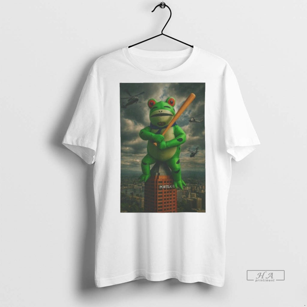 Official Trendy Portland Frog Hero Tee Sweater