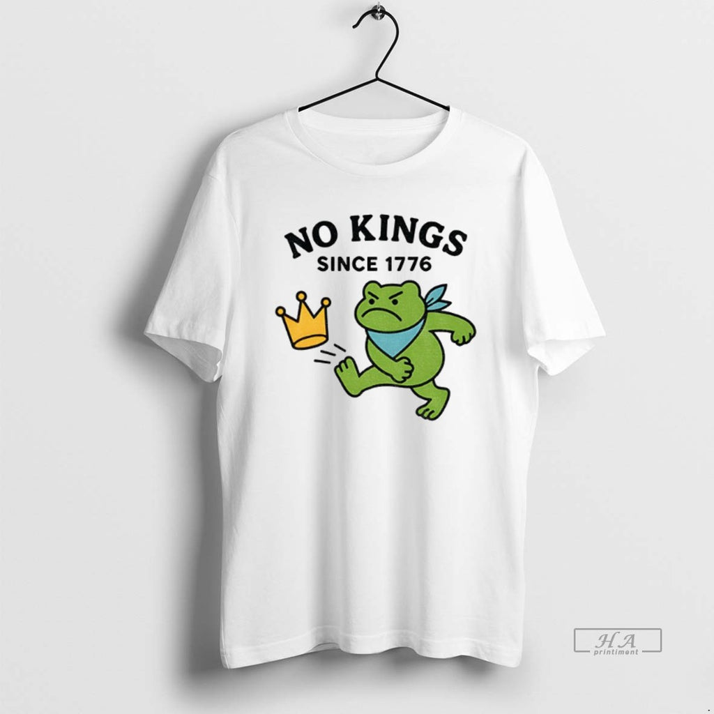 Official Trendy Portland Frog Protest No Kings In America Since 1776