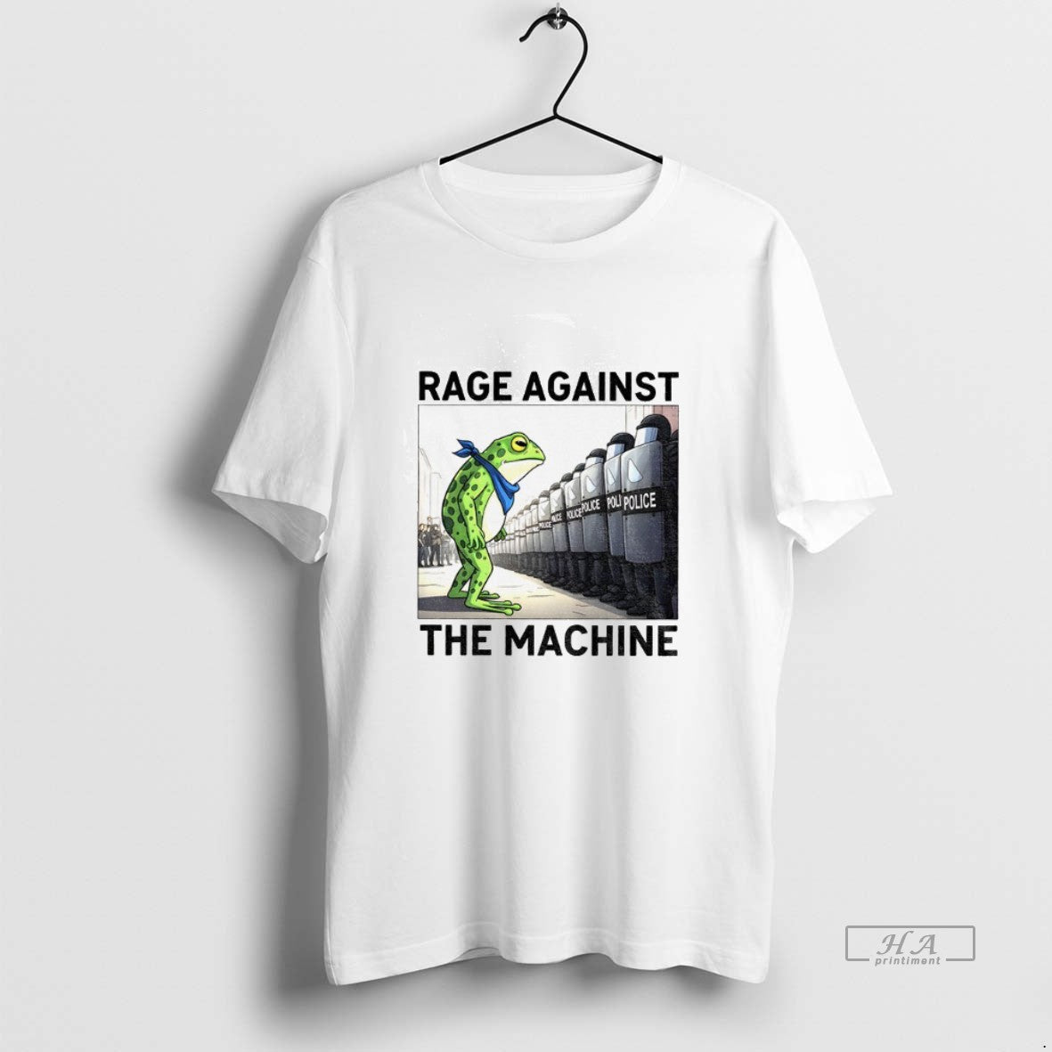 Official Trendy Portland Frog Rage Against The Machine Police Anti Fascism Vintage