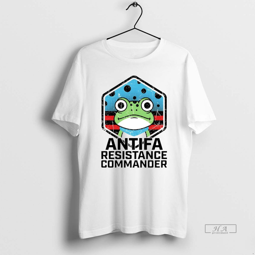 Official Trendy Portland Frog Antifa Resistance Commander