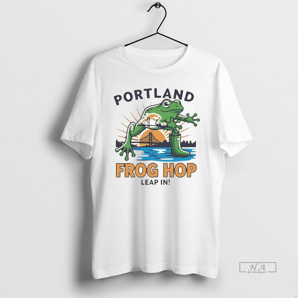 Official Trendy Portland Frog Hop Leap In