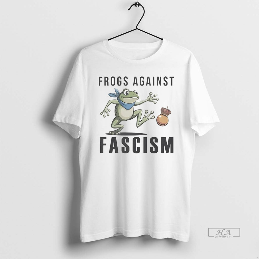 Official Trendy Portland Frogs Against Fascism No Kings