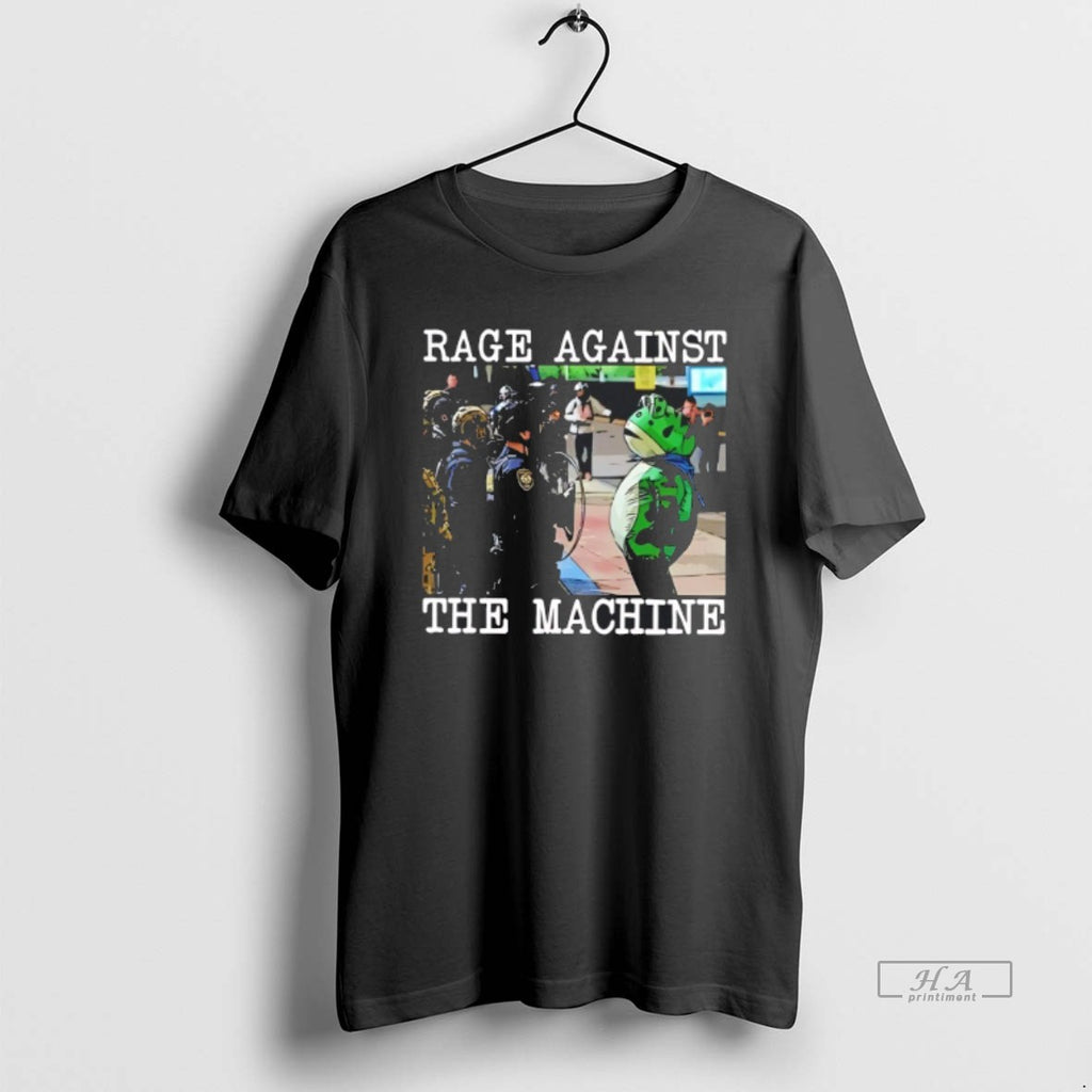 Official Trendy Rage Against The Machine Portland Frog Protest