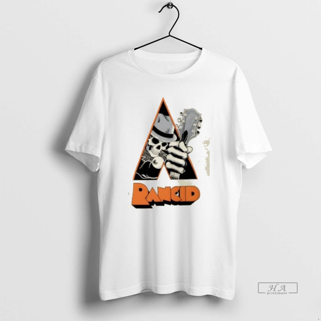 Official Trendy Rancid Skull Guitar Punk Rock Graphic
