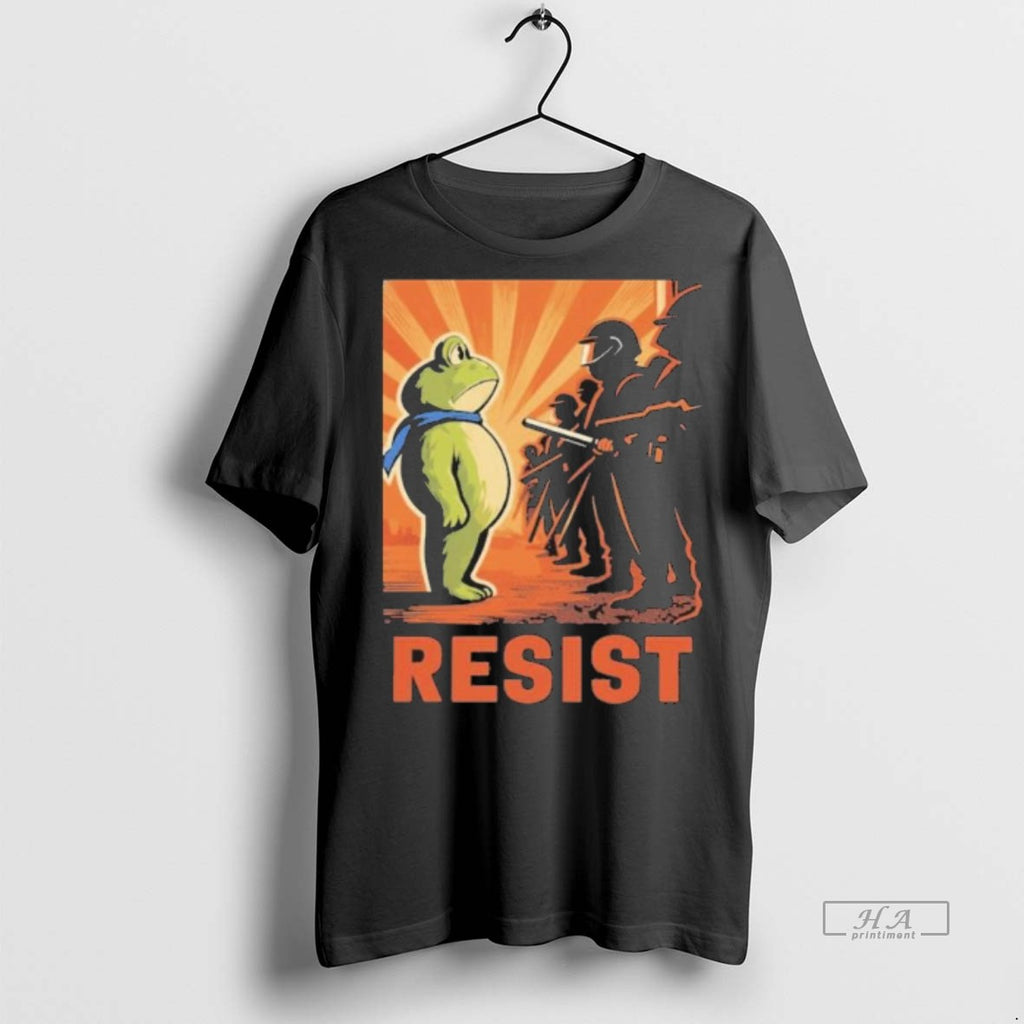 Official Trendy Resist Frog Activist Portland Tee Sweater