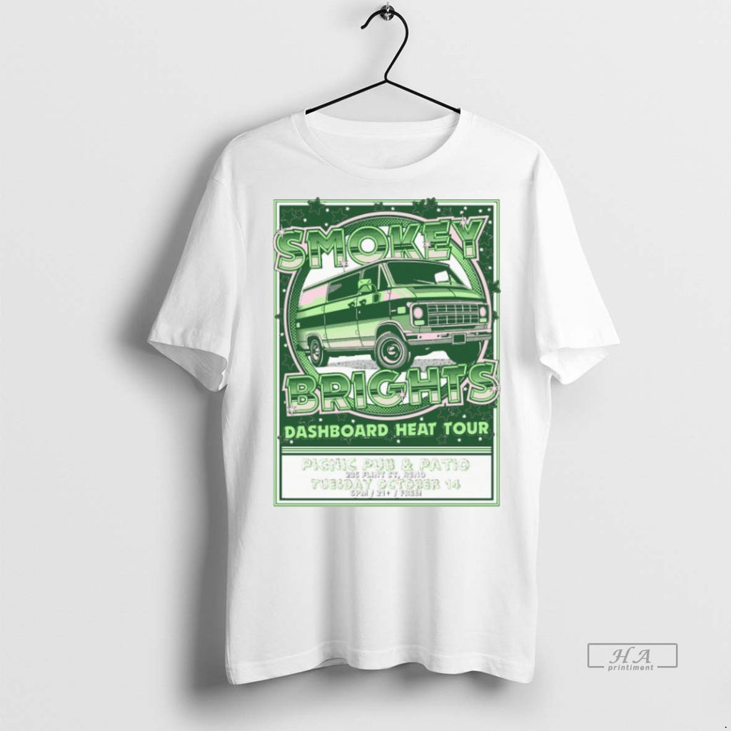 Official Trendy Smokey Brights Dashboard Heat Tour Oct 14 2025 Renault Tee Sweater