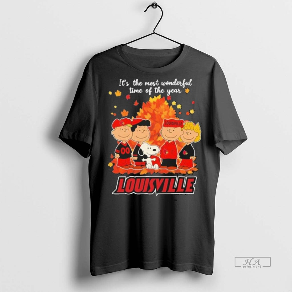 Official Trendy The Peanuts Character Louisville Its The Most Wonderful Time Of The Year 2025