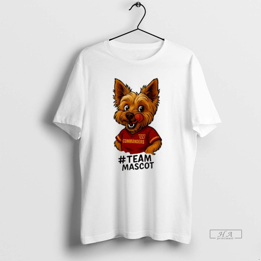 Official Trendy Washington Commanders Yorkie Hashtag Team Mascot