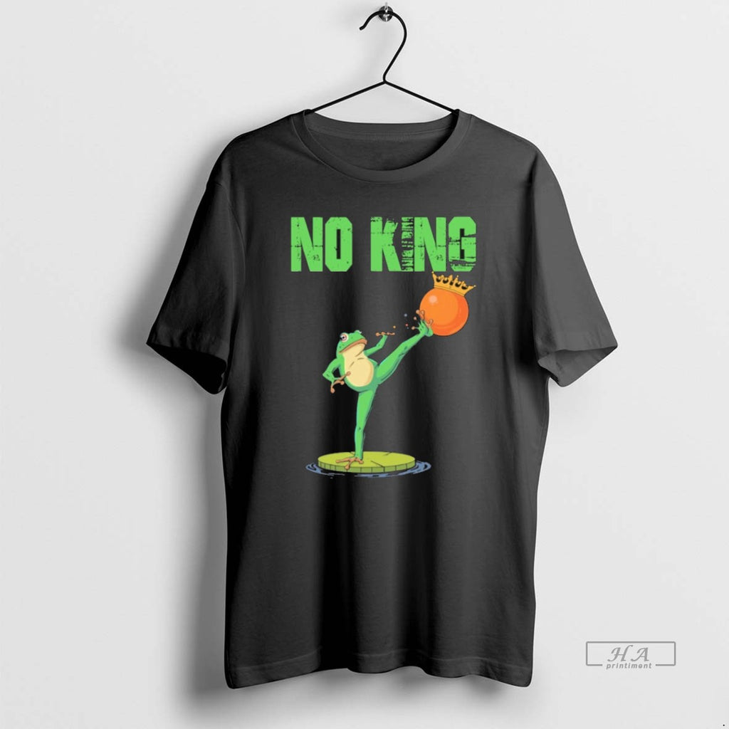 Official Trendy Funny No Kings Portland Frog Protest