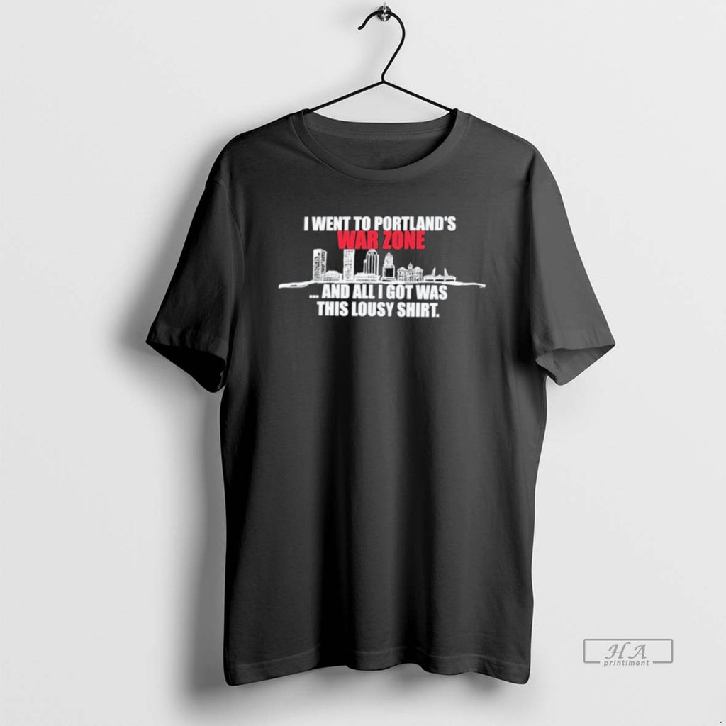 Official Trendy In The To Portland War Zone Portland Anti Ice Skyline