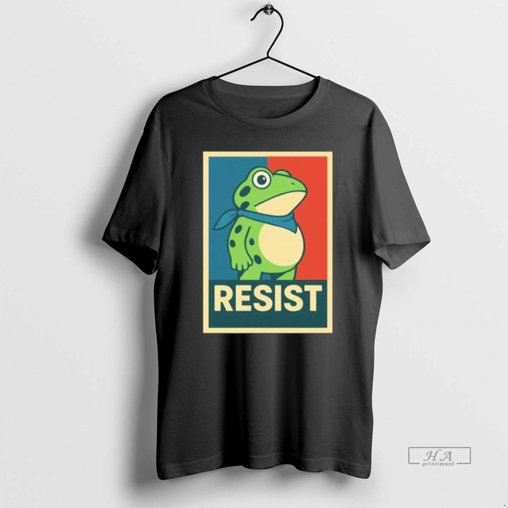 Official Trendy Portland Frog Protest Retro Vintage