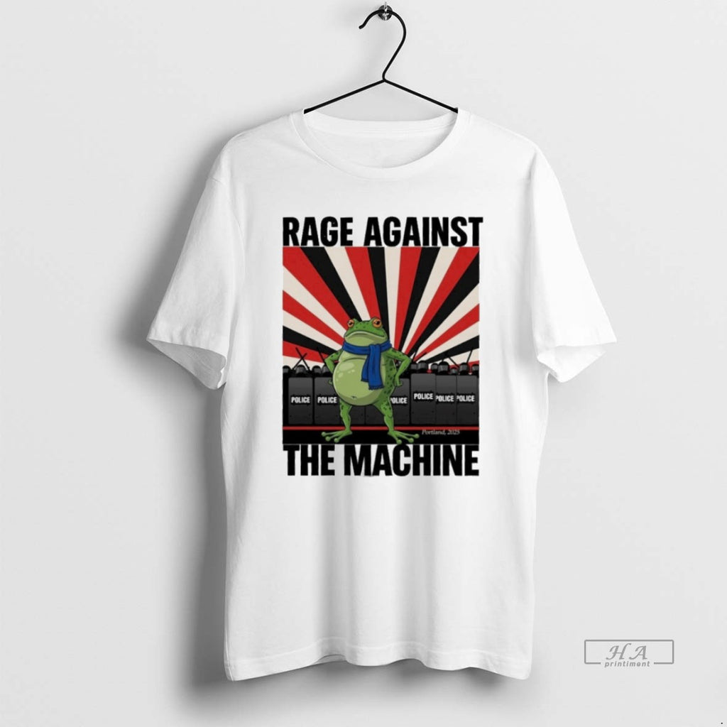 Official Trendy Rage Against The Machine Frog Political Protest 2025