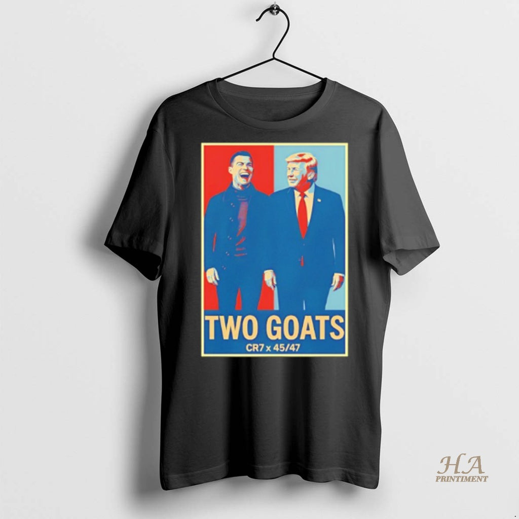 Official Trump Ronaldo Cr7 Two Goats Cr7 45 47 Shirt