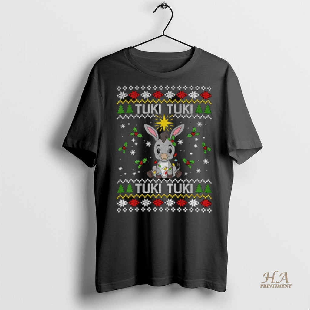 Official Tuki Burrito Sabanero Ugly Christmas Latino Navidad Holiday Shirt