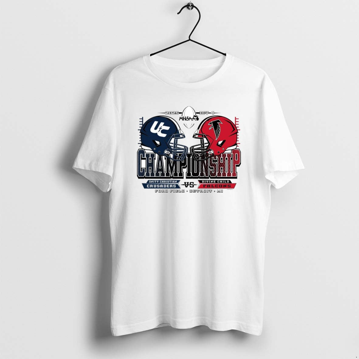 Official Unity Christian Crusaders Vs Divine Child Falcons 2025 Football D4 Championship