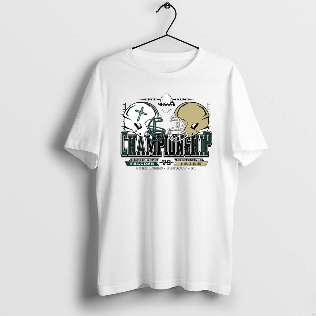 Official West Catholic Falcons Vs Notre Dame Prep Irish 2025 Football D5 Championship