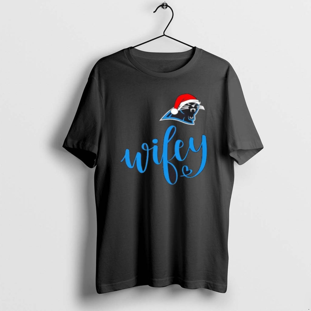 Official Wifey Carolina Panthers Santa Hat Merry Christmas