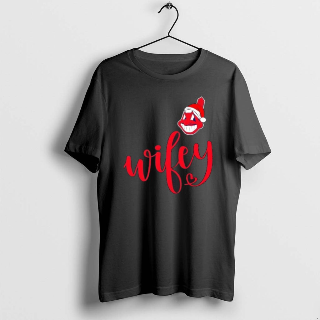 Official Wifey Cleveland Indians Santa Hat Merry Christmas