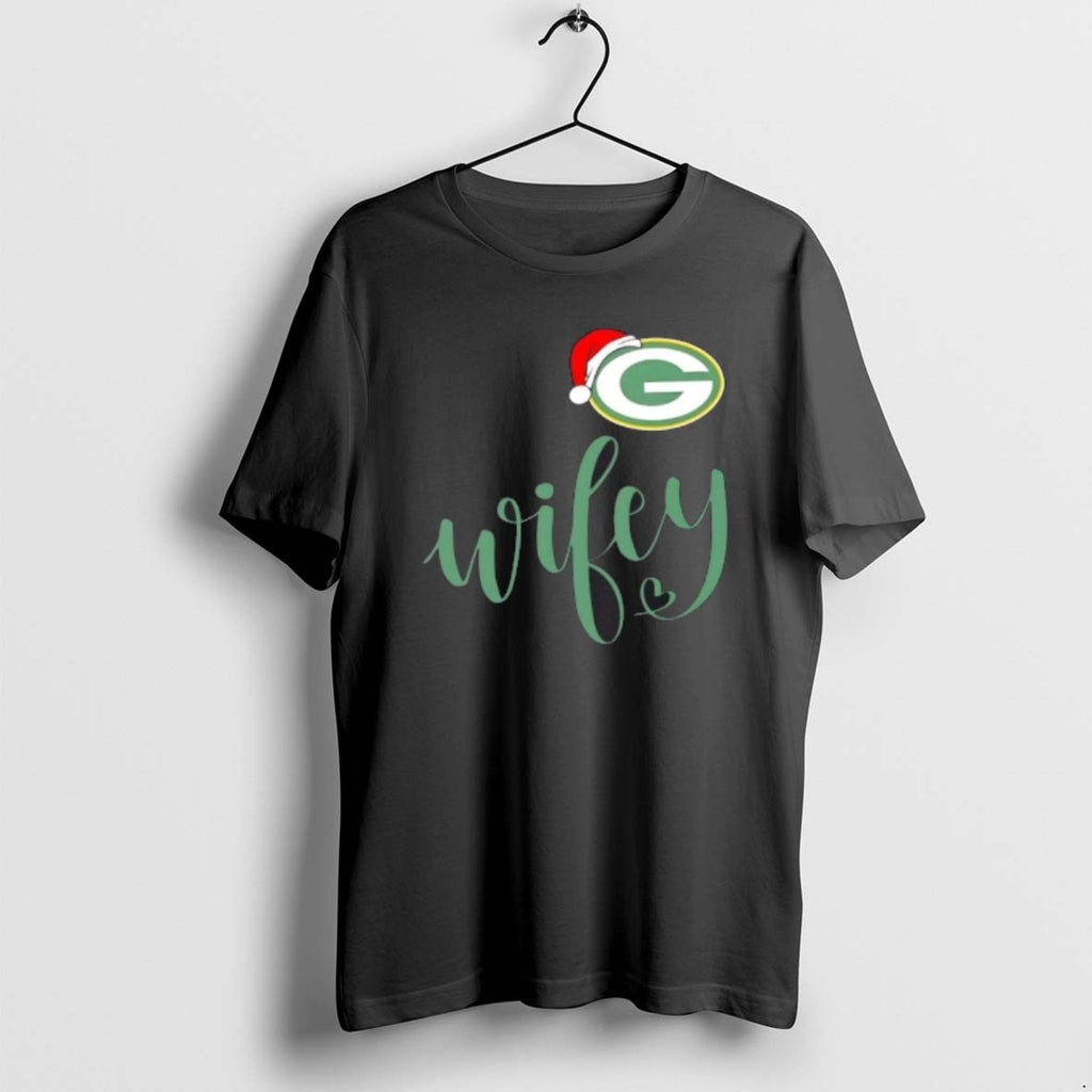 Official Wifey Green Bay Packers Santa Hat Merry Christmas
