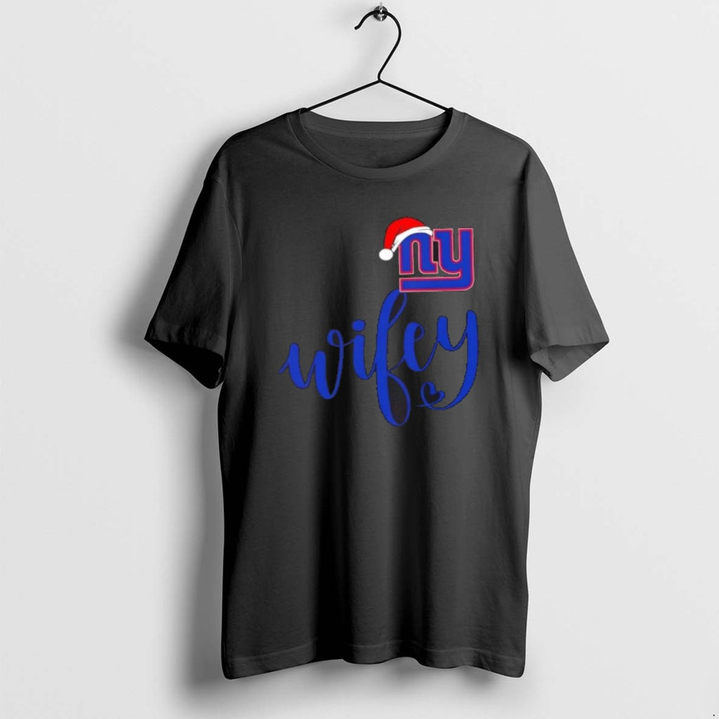 Official Wifey New York Giants Santa Hat Merry Christmas
