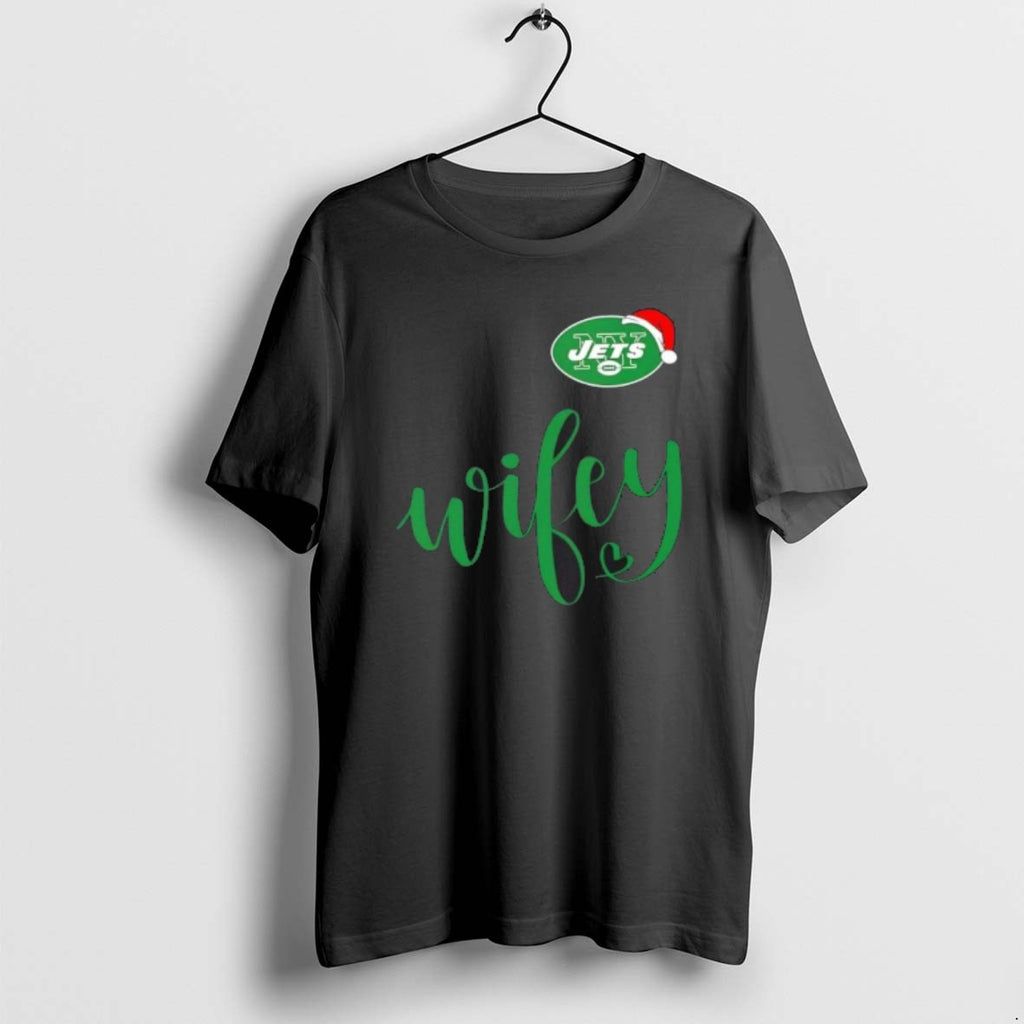 Official Wifey New York Jets Santa Hat Merry Christmas