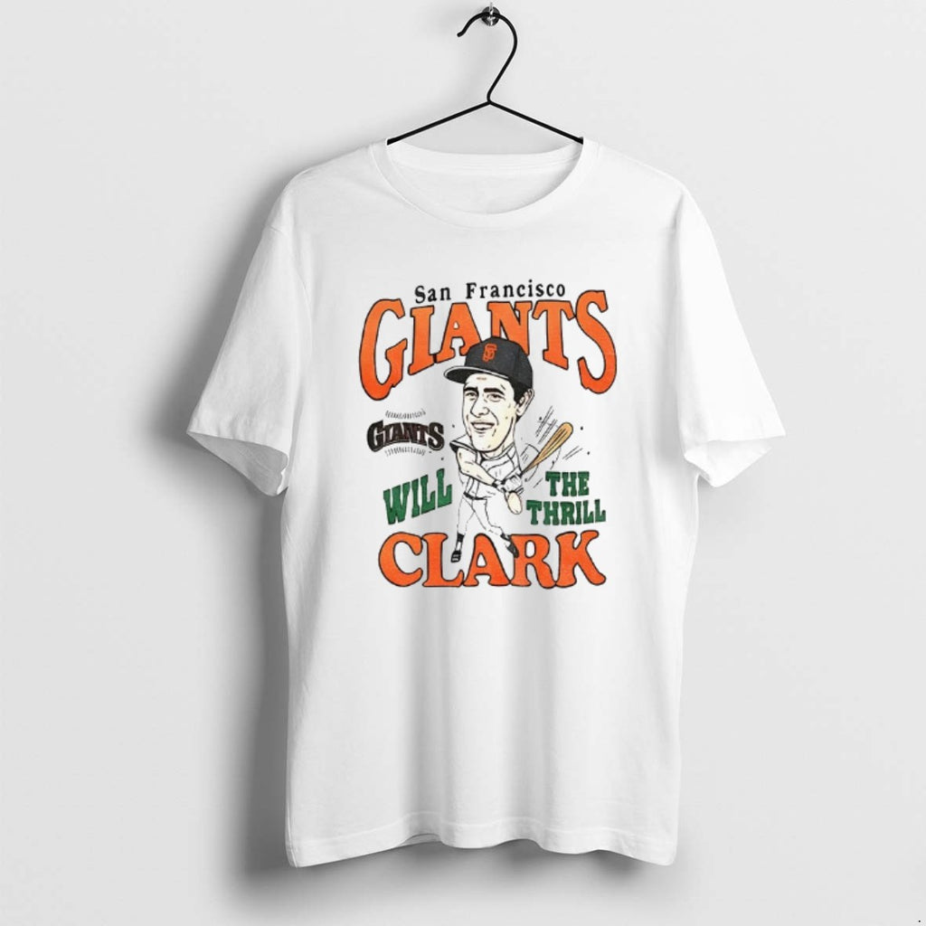 Official Will Clark San Francisco Giants Mlb Baseball Cartoon Will The Thrill Clark