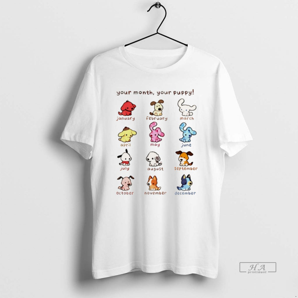 Official Your Month Your Puppy Christmas Zodiac Puppy Christmas