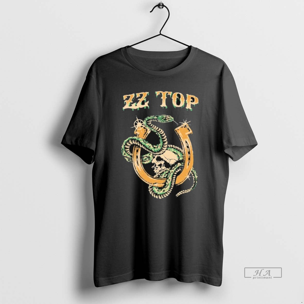 Official Zz Top Rattlesnake Horseshoe Snake