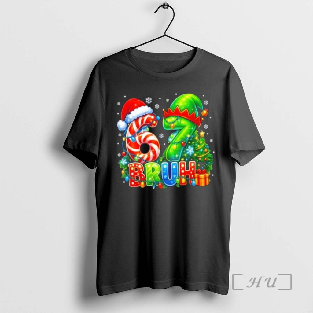 Officials 2025 Bruh 67 Six Seven 6 7 Meme Christmas