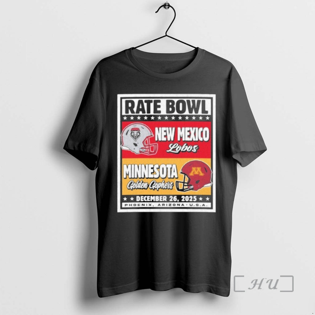 Officials 2025 Rate Bowl New Mexico Vs Minnesota December 26