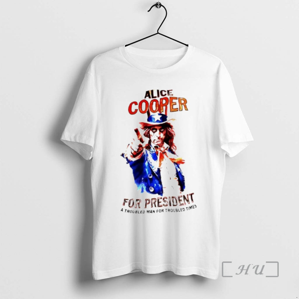 Officials Alice Cooper For President Whistle Stop Tour 2024 A Troubled Man For Troubles Times