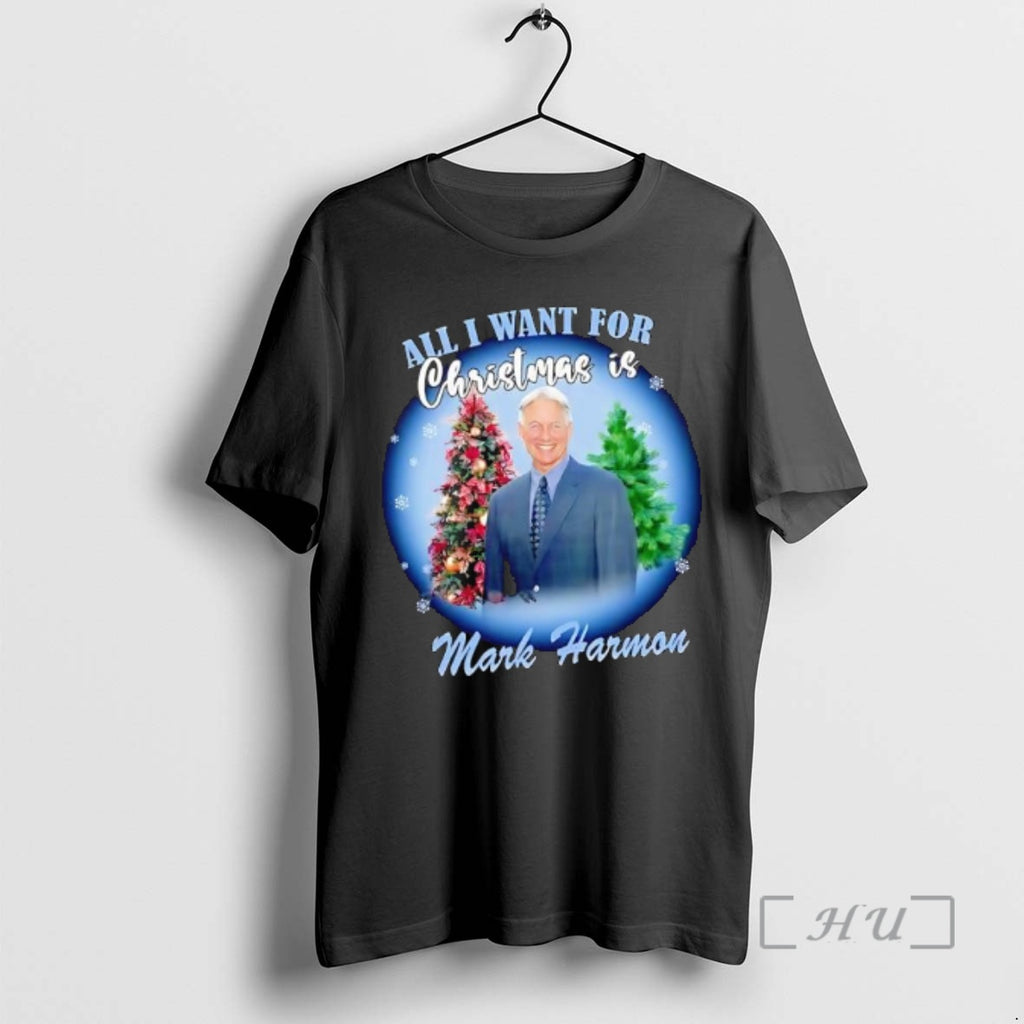 Officials All I Want For Christmas Is Mark Harmon Graphic